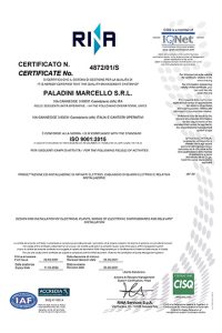 Certificazione UNI EN ISO 9001:2015